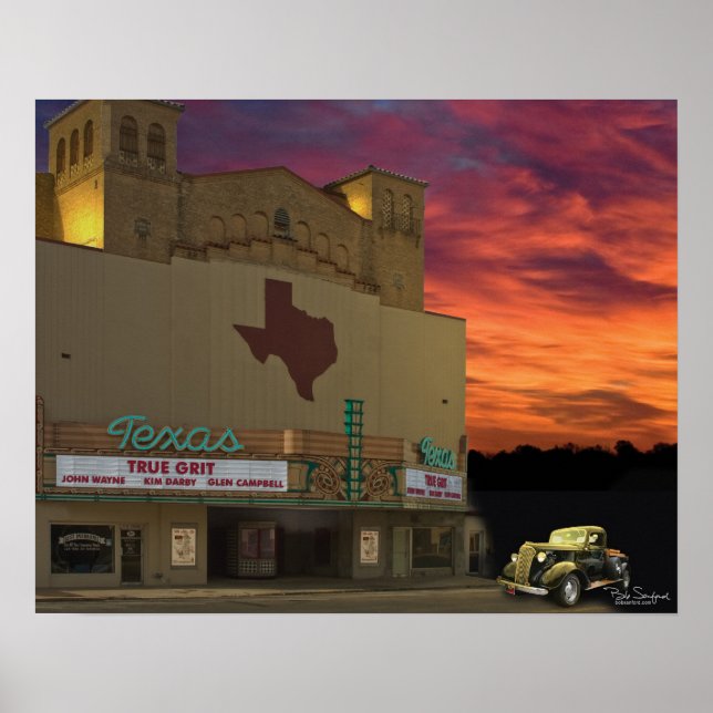 Teatro do Texas San Angelo poster (Frente)