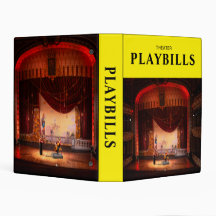 Teatro Playbill Manter Mini Binder