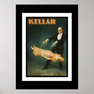 Teatro poster Vintage Kellar Magican