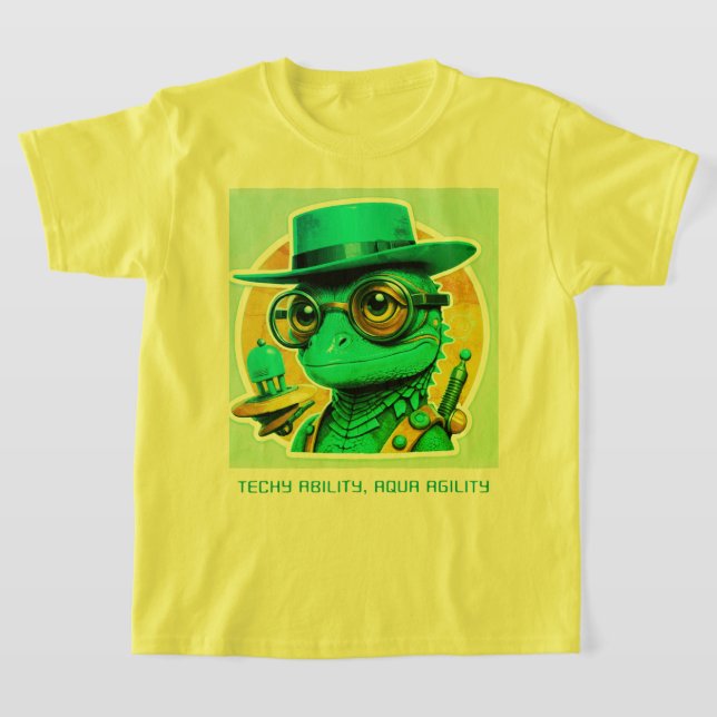 Tech Lizard Lunge Unisex T-Shirts (Postura )