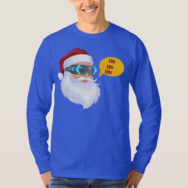 Tech Santa's Merry Christmas T-Shirt (Frente)