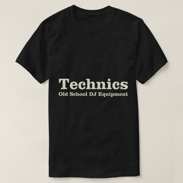 Technics Old School Essential T-Shirt (Frente do Design)