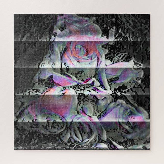 Techno Buquê Jigsera Quebra-cabeça (Vertical)