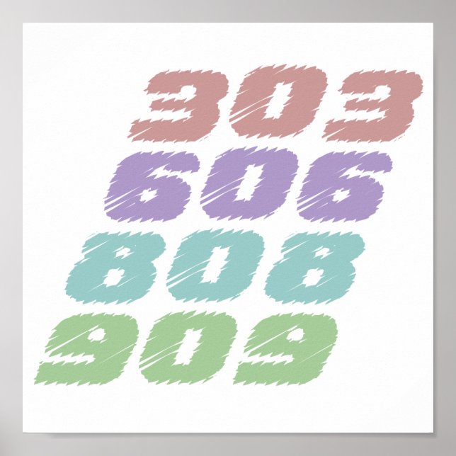 Techno Poster 303 (Frente)