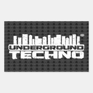 Techno subterrâneo - etiqueta