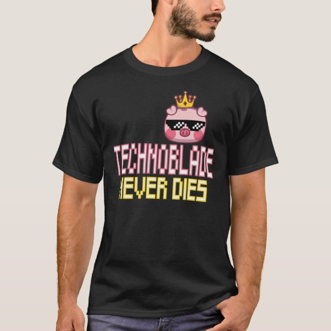 technoblade nunca morre Kids T-Shirt (Frente)