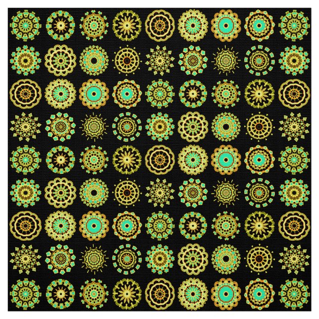 Tecido 16 Mandalas (Modelo)