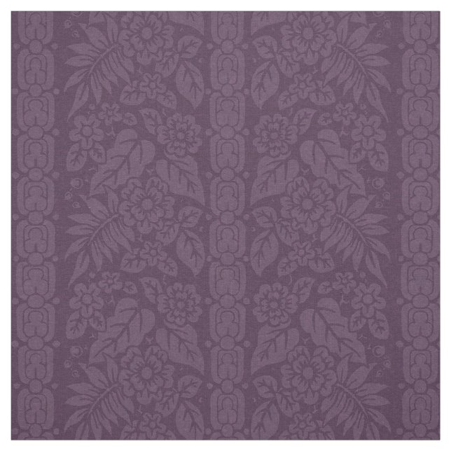 Tecido 1885 Stripe Floral, Planta Escura (Modelo)