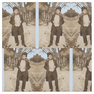Tecido 1920 de foto vernacular jovem
