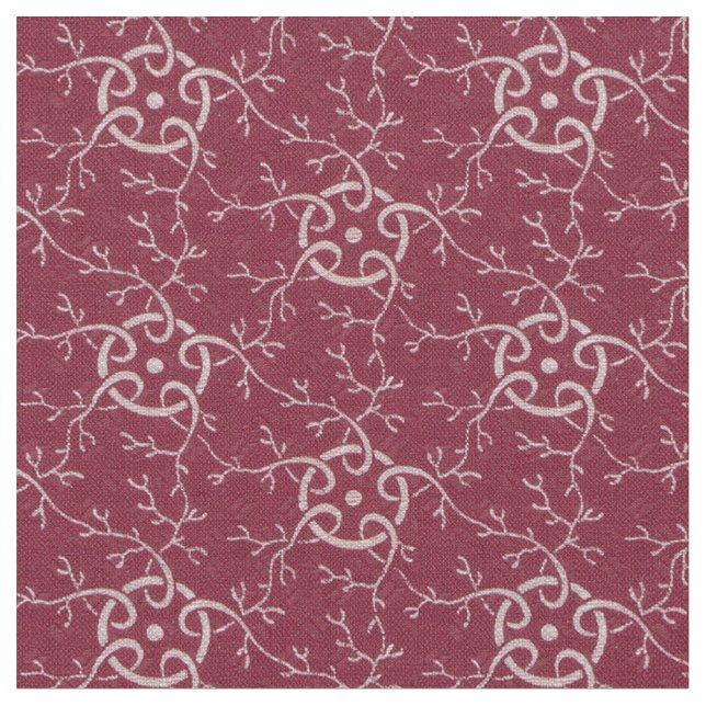 Tecido 1920 Vinhas e anéis (Detalhe)