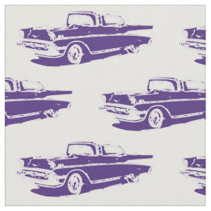 Tecido 1957 clássico do carro de Chevrolet