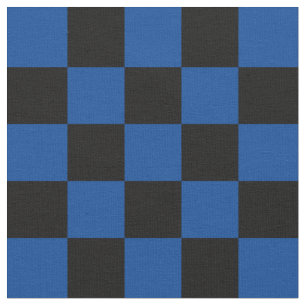 Tecido 1 polegada verifica o quadro de verificação preto 