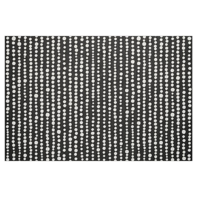 Tecido 230216 - White on Black (Branco) (Fat Quarter)