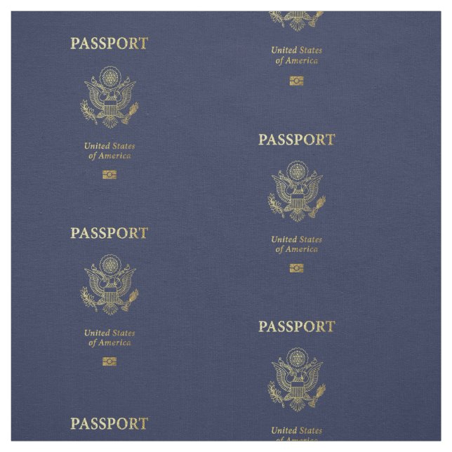 Tecido [300] Cobrir americano de passaporte (Modelo)