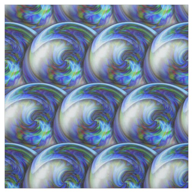 Tecido 3d abstrato circunda o teste padrão com as bolhas (Modelo)