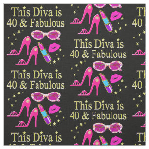 TECIDO 40 ANOS DE IDADE E DIVA FABULOSA