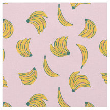 (4 pol) ilustrações Legal da banana em fundo rosa