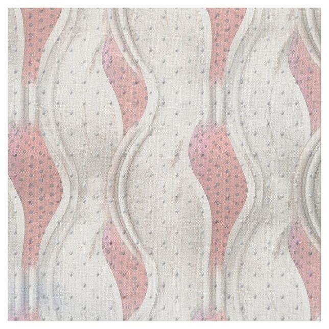 Tecido A aparência da textura do creme vermelho 3D metáli (Detalhe)