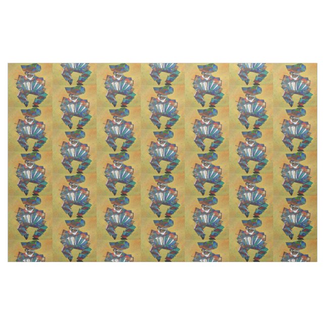 Tecido A Arte do Cubismo Acordeonista (Fat Quarter)