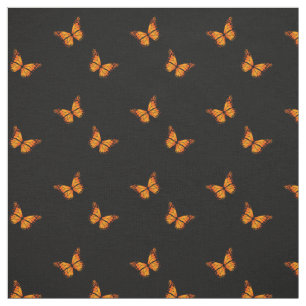 Tecido A borboleta de vibração alaranjada das mulheres 