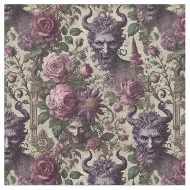 Tecido A Consulta de Luz - Azulejo Clássico Gótico (Detalhe)