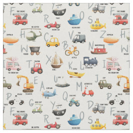 Tecido A é para Avião B é para Ônibus - abc transportes