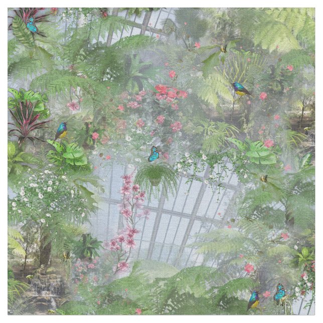 Tecido A Estufa Vitoriana (Detalhe)