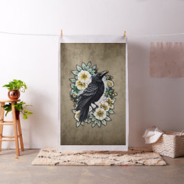 Tecido A graça e a elegância do corvo.