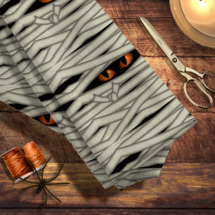 Tecido A mamã Eyes o Dia das Bruxas ID685 alaranjado