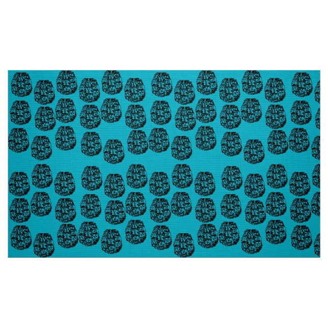 Tecido A tartaruga descasca o teste padrão (Fat Quarter)