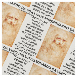 Tecido A verdade de Leonardo da Vinci não pode ser