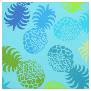 Tecido Abacaxi tropical havaiano de Momona