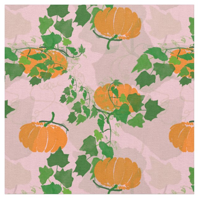 Tecido Abóbora na Queda (Detalhe)