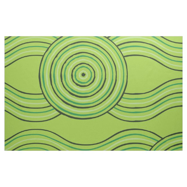 Tecido Aboriginal Art RainForest (Fat Quarter)