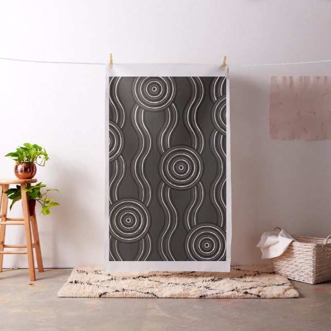 Tecido Aboriginal Art Storm (In Situ)