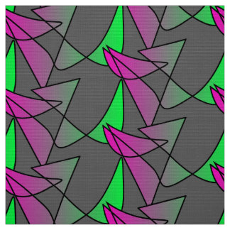 Tecido Abstraktes buntes Stoffmuster Pink Grün Neon