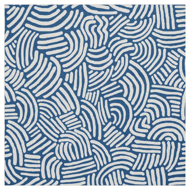 Tecido Abstrato 200923 - Branco em Shibori (Modelo)