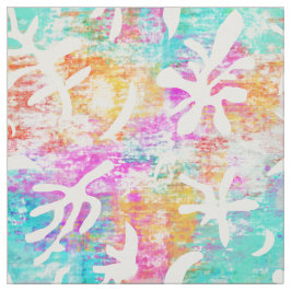 Tecido Abstrato Art Boho Matisse Formas Botânicas