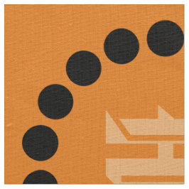 Tecido Abstrato Black Dots Add Monographic Patterno