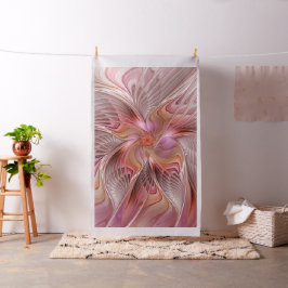 Tecido Abstrato Butterfly Fantasy Fractal Arte Colorida