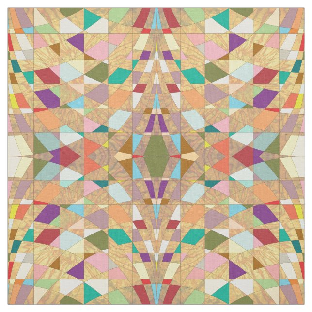 Tecido Abstrato Cores Sun Burst (Modelo)