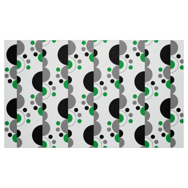 Tecido Abstrato Crescents 01 - Grass Green (Fat Quarter)