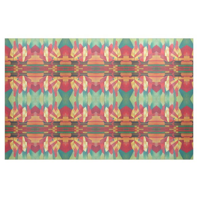 Tecido Abstrato cubano de velas e céus oceânicos (Fat Quarter)