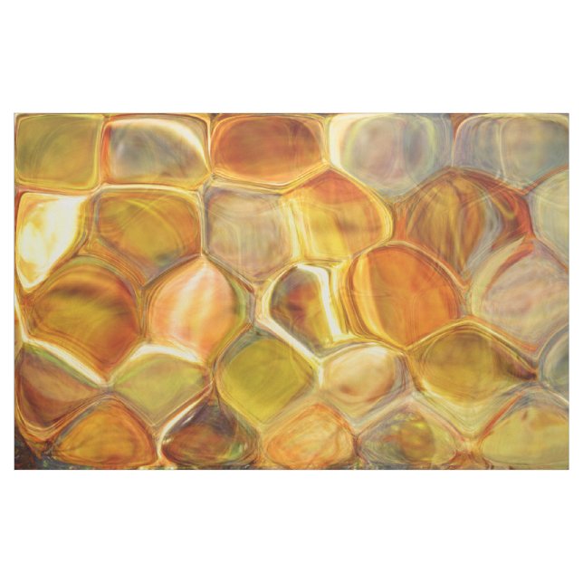 Tecido Abstrato de Arte Única em Honeycomb (Fat Quarter)
