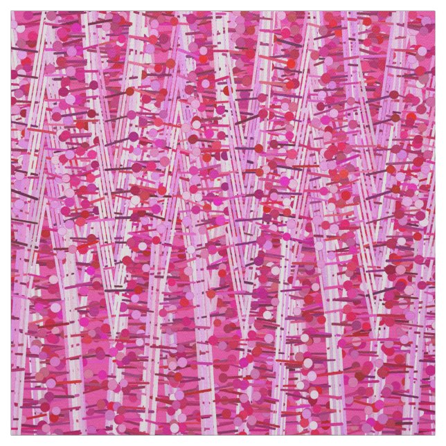Tecido Abstrato de faixas e pontos de satin, cor-de-rosa  (Modelo)
