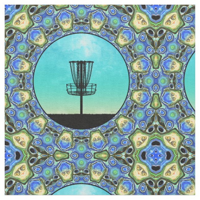 Tecido Abstrato de Golf de Disco 5 (Detalhe)