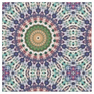 Tecido Abstrato de Mandala Espectral