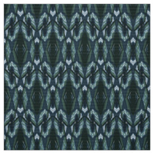 Tecido Abstrato de ornamento Geométrico Azul