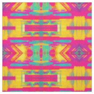 Tecido Abstrato de Summer Beach