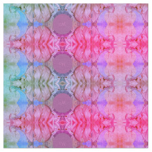 Tecido Abstrato de Watercolor Rosa Monograma